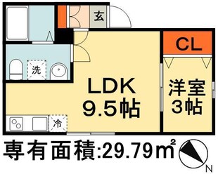 エクシト蘇我の物件間取画像